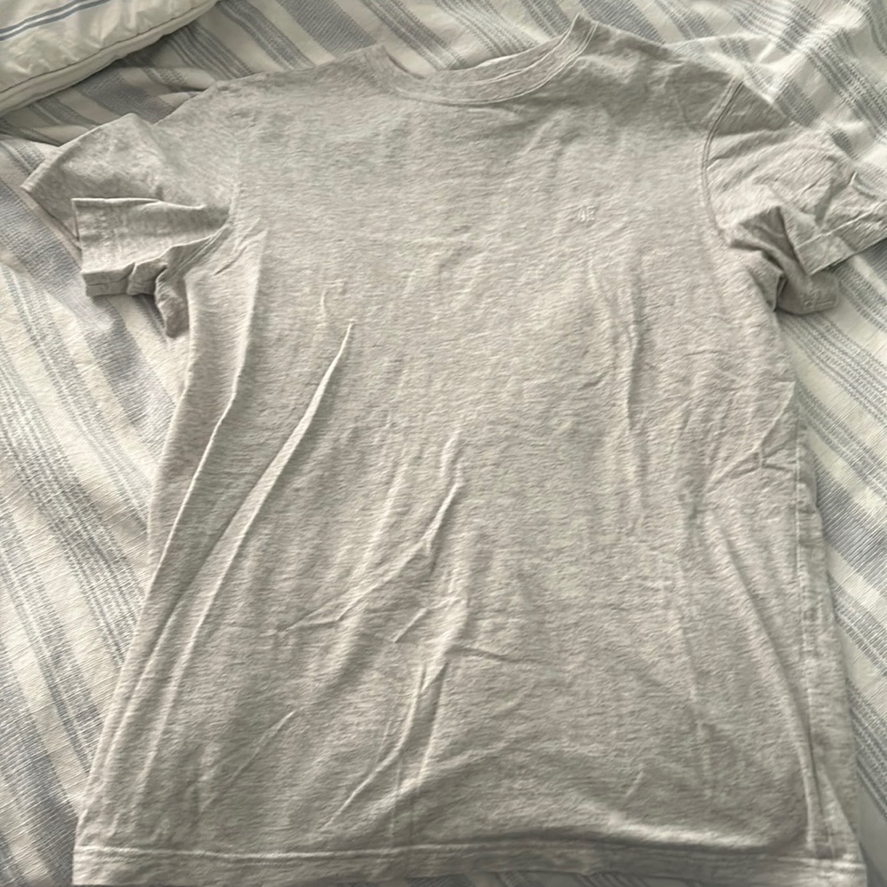 Gray Plain American Eagle Tee